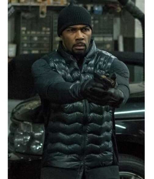 Omari Hardwick Power Puffer Vest - Image 5