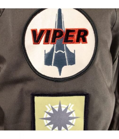 Jamie Bamber Battlestar Galactica Grey Jacket - Image 7