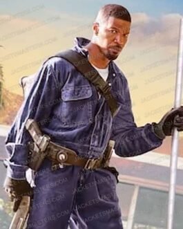 Jamie Foxx Day Shift Denim Blue Jacket