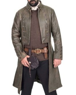 Sam Heughan Outlander Leather Coat