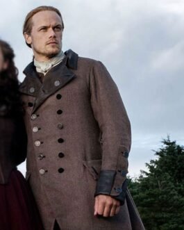 Sam Heughan Outlander S05 Double Breasted Wool Coat