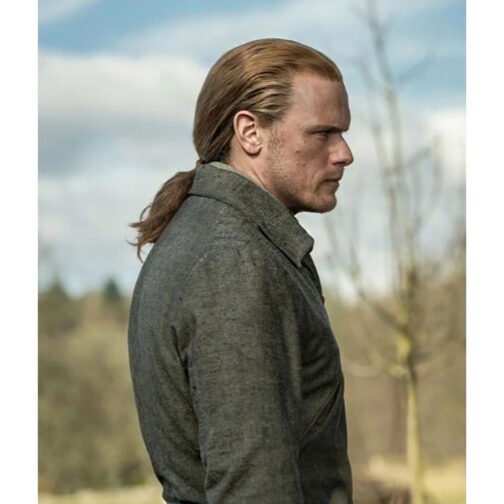 Jamie Fraser Outlander Season 7 Gray Coat - Image 3