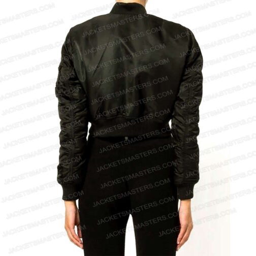Jamie-Lee O’Donnell Derry Girls Black Bomber Jacket - Image 3