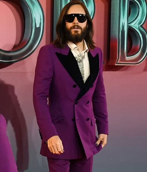 Morbius Film Jared Leto Purple Tuxedo - Image 4