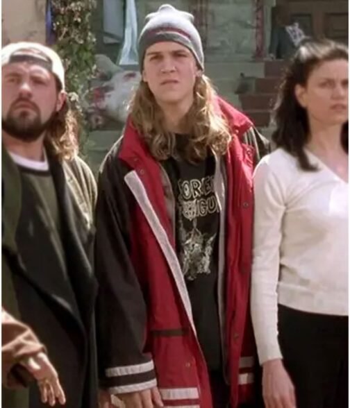 Clerks III Jason Mewes Black and Red Jacket - Image 5