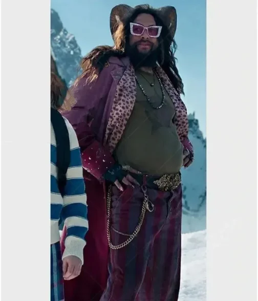 Slumberland Jason Momoa Burgundy Coat - Image 30
