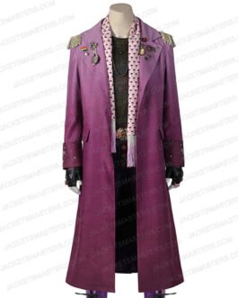Slumberland Jason Momoa Burgundy Coat