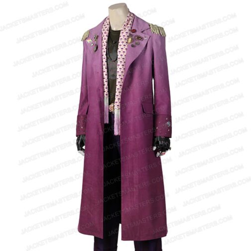 Slumberland Jason Momoa Burgundy Coat - Image 5