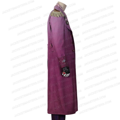 Slumberland Jason Momoa Burgundy Coat - Image 7