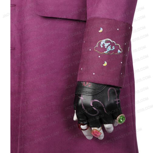 Slumberland Jason Momoa Burgundy Coat - Image 8