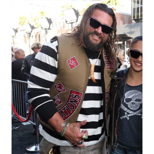 Jason Momoa The Bikeriders Premiere Vest - Image 3