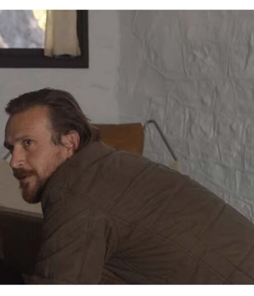 Jason Segel Windfall Brown Bomber Jacket - Image 5