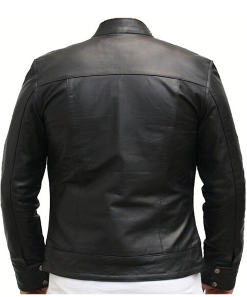 Frankenstein Death Race Biker Leather Jacket - Image 4