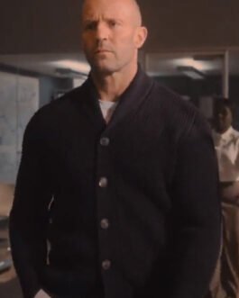 Wrath of Man Jason Statham Blue Sweater