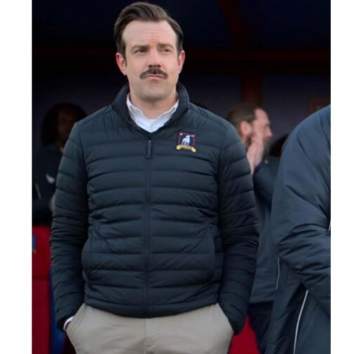 Ted Lasso Jason Sudeikis Season 02 Puffer Jacket - Image 5