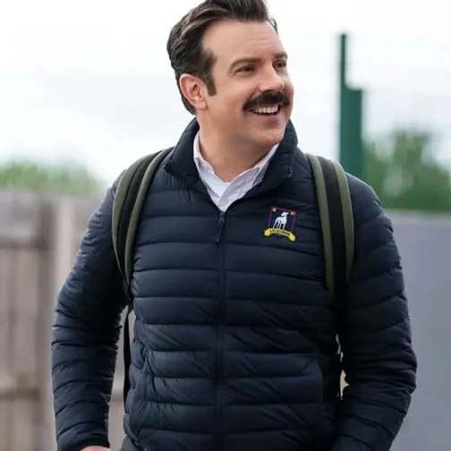 Ted Lasso Jason Sudeikis Season 02 Puffer Jacket - Image 7
