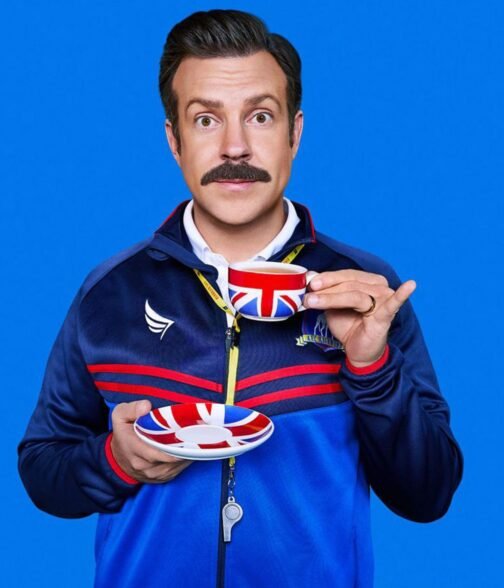 Ted Lasso Jason Sudeikis Blue Jacket - Image 16