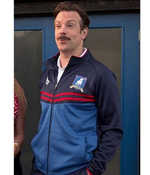 Ted Lasso Jason Sudeikis Blue Jacket - Image 12