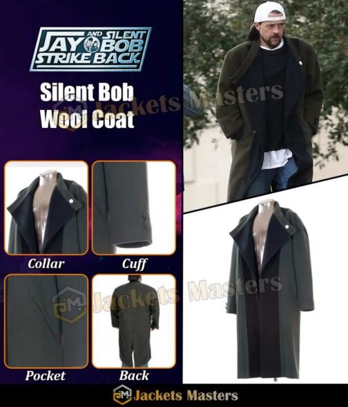 Kevin Smith Jay and Silent Bob Strike Back Trench Coat - Image 6