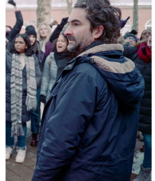 Jay Duplass The Chair Cotton Jacket with Hood - Image 5