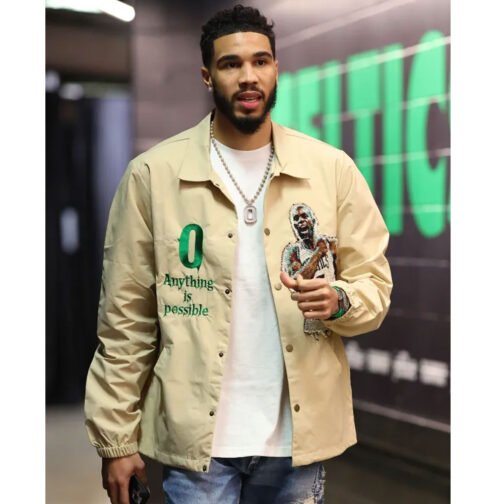 Boston Celtics Jayson Tatum Jacket - Image 2