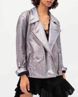 Women’s Jealousy Leather Moto Jacket