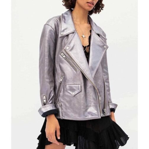 Women’s Jealousy Leather Moto Jacket