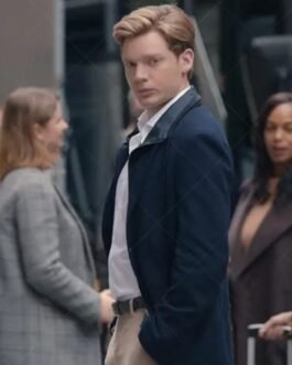 Partner Track Dominic Sherwood Navy Blue Coat