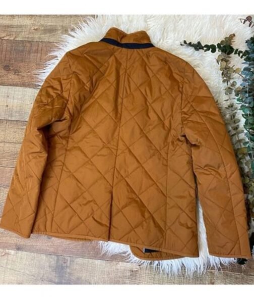 Jen Landon FBI Most Wanted Brown Quilted Jacket - Image 3