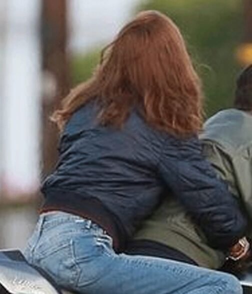 Jennifer Connelly Top Gun Maverick Blue Jacket - Image 4