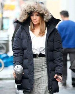 Black Down Jennifer Lopez Parka