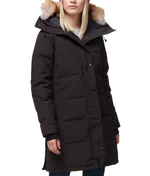 Black Down Jennifer Lopez Parka