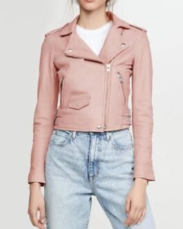 Katheryn Winnick Big Sky Season 3 Pink Leather Jacket