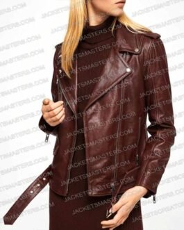 Lisette Olivera National Treasure Leather Jacket