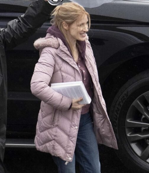 The Good Nurse Jessica Chastain Hooded Jacket - Image 5