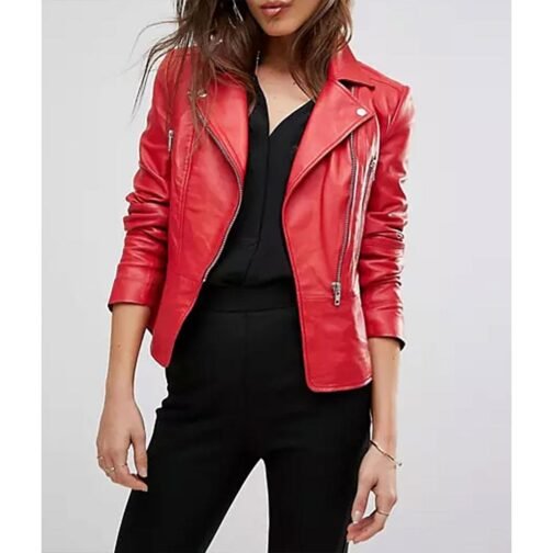 Chef Below Deck Adventure Red Leather Jacket