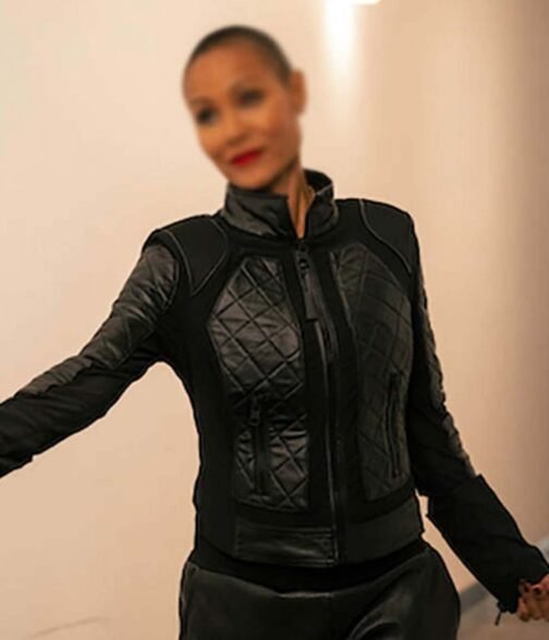 Jada Pinkett Smith The Equalizer Leather Jacket - Image 8