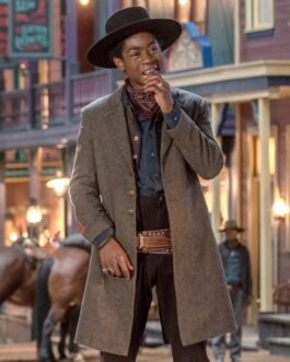 The Harder They Fall RJ Cyler Gray Wool Coat