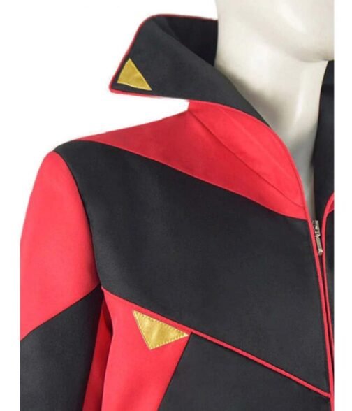 Jim Carrey Sonic The Hedgehog 2 Black and Red Tailcoat - Image 5