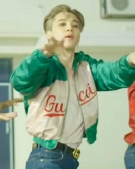 Gucci Jimin BTS Dynamite Green Satin Jacket