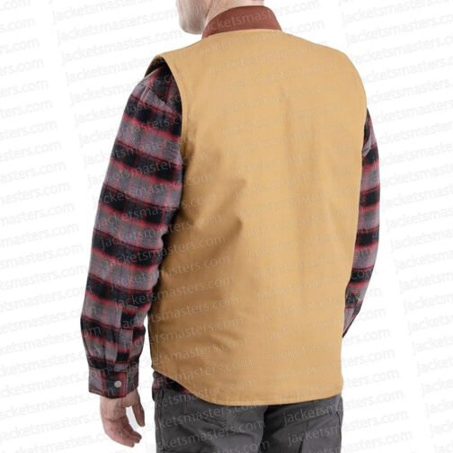 Jefferson White Yellowstone Season 04 6666 Brown Vest - Image 3