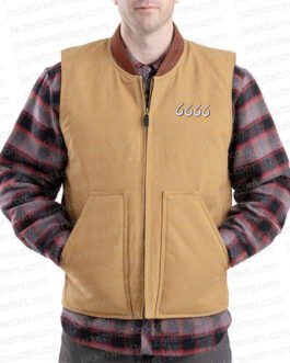 Jefferson White Yellowstone Season 04 6666 Brown Vest