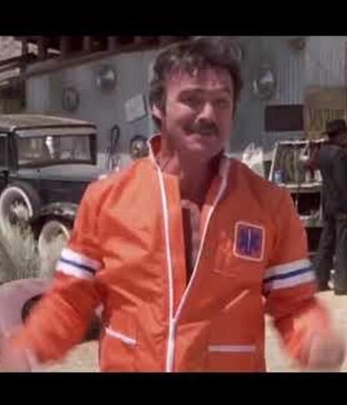 The Cannonball Run Burt Reynolds Orange Jacket - Image 9