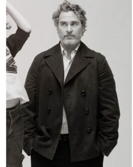 Johnny C’mon C’mon Black Wool Peacoat