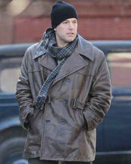 Ben Affleck Live By Night Double Breasted Leather Jacket