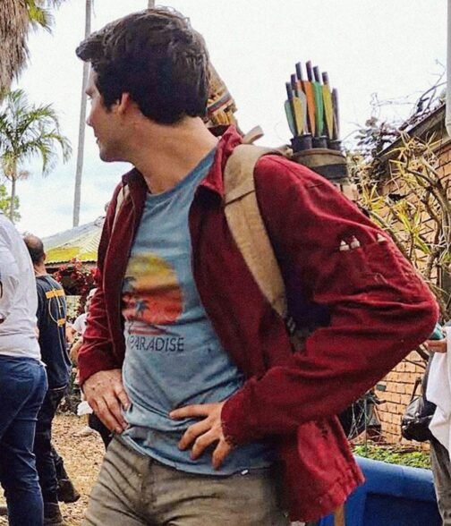 Dylan O’Brien Love and Monsters Red Jacket - Image 15