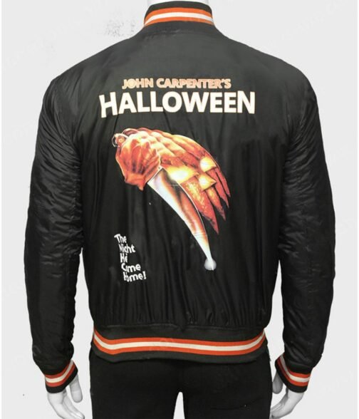 Halloween 1978 John Carpenter’s Bomber Black Jacket - Image 4