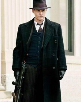 Public Enemies John Dillinger Black Trench Coat