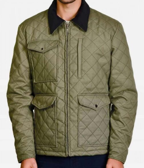 Yellowstone S04 Kevin Costner Green Jacket