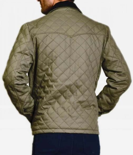 Yellowstone S04 Kevin Costner Green Jacket - Image 3